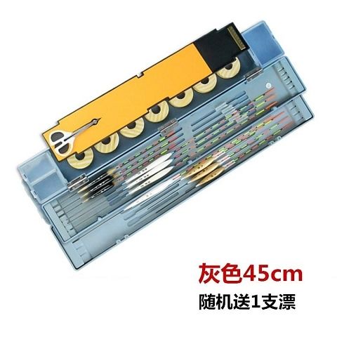 多功能浮漂盒鱼漂盒子线盒主线盒渔具盒仿铝盒飘盒漂盒钓鱼用品