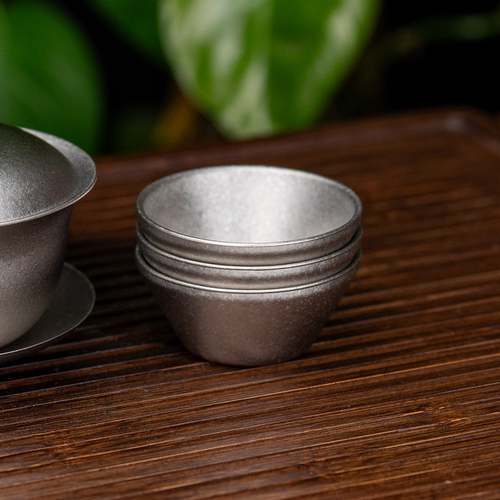 必唯纯钛户外迷你小茶杯30ml防烫