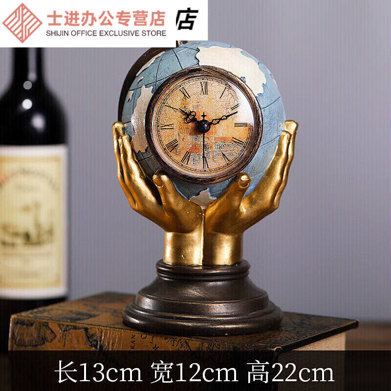 高楷泰创意笔筒复古男生欧式时尚个性摆设办公桌面饰品北欧精致小
