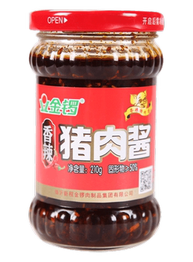 猪肉酱拌饭拌面香辣金锣干煸肉丝