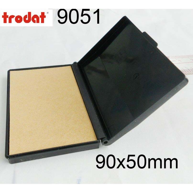 卓达9051印台 多用途海绵印台带盖 90x60mm 空白印台可加快干印油