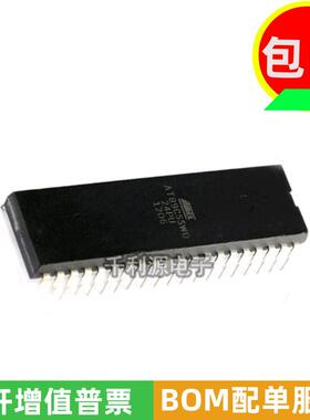 散新 AT89C55WD-24PU 直插DIP-40 8位微控制器芯片 20K闪存