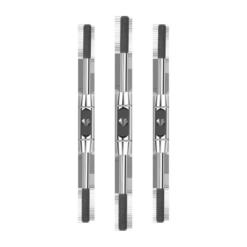 手用丝锥扳手全钢T型加长手动绞手铰杠可调式攻牙器工具棘轮套装