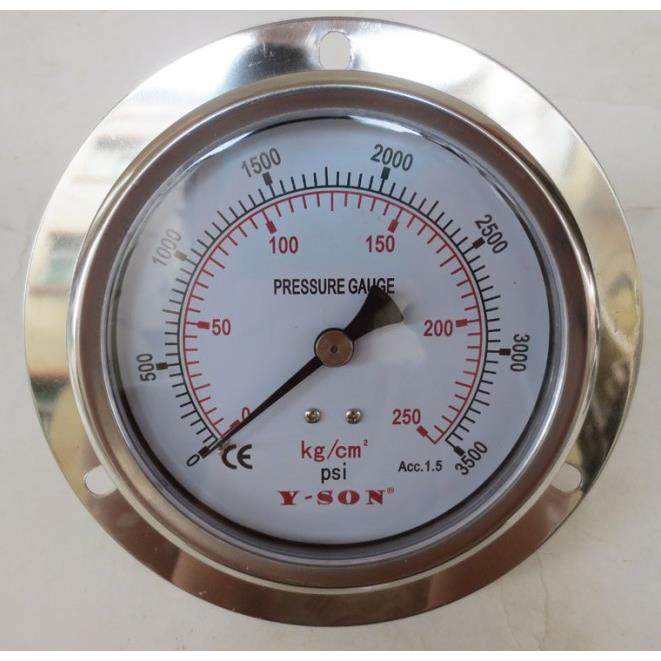 Y-SON耐震充油压力表SKON油压表250KG PSI轴向带边3/8牙表盘100MM,鲜花速递/花卉仿真/绿植园艺,洒水/浇水壶,淘宝优惠券,粉丝福利购,淘宝优惠卷