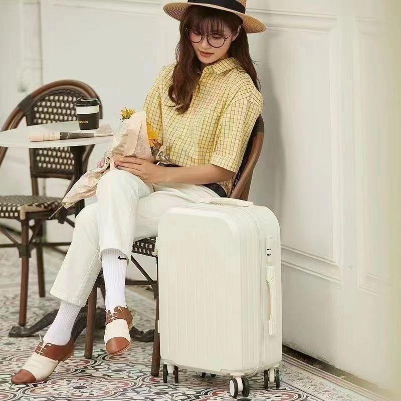 新款行李箱女学生多功能拉杆箱万向轮结实耐用密码旅行箱登机箱子