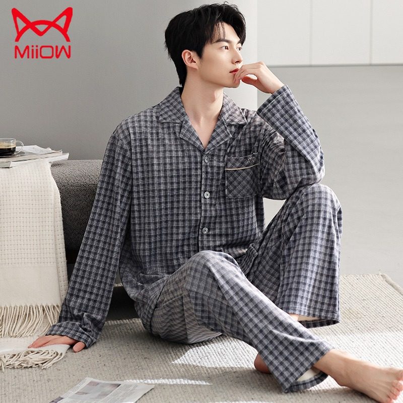 猫人海岛绒睡衣男士冬季薄绒男2025新款秋冬珊瑚绒加厚男士家居服,女士内衣/男士内衣/家居服,睡衣/家居服套装,淘宝优惠券,粉丝福利购,淘宝优惠卷