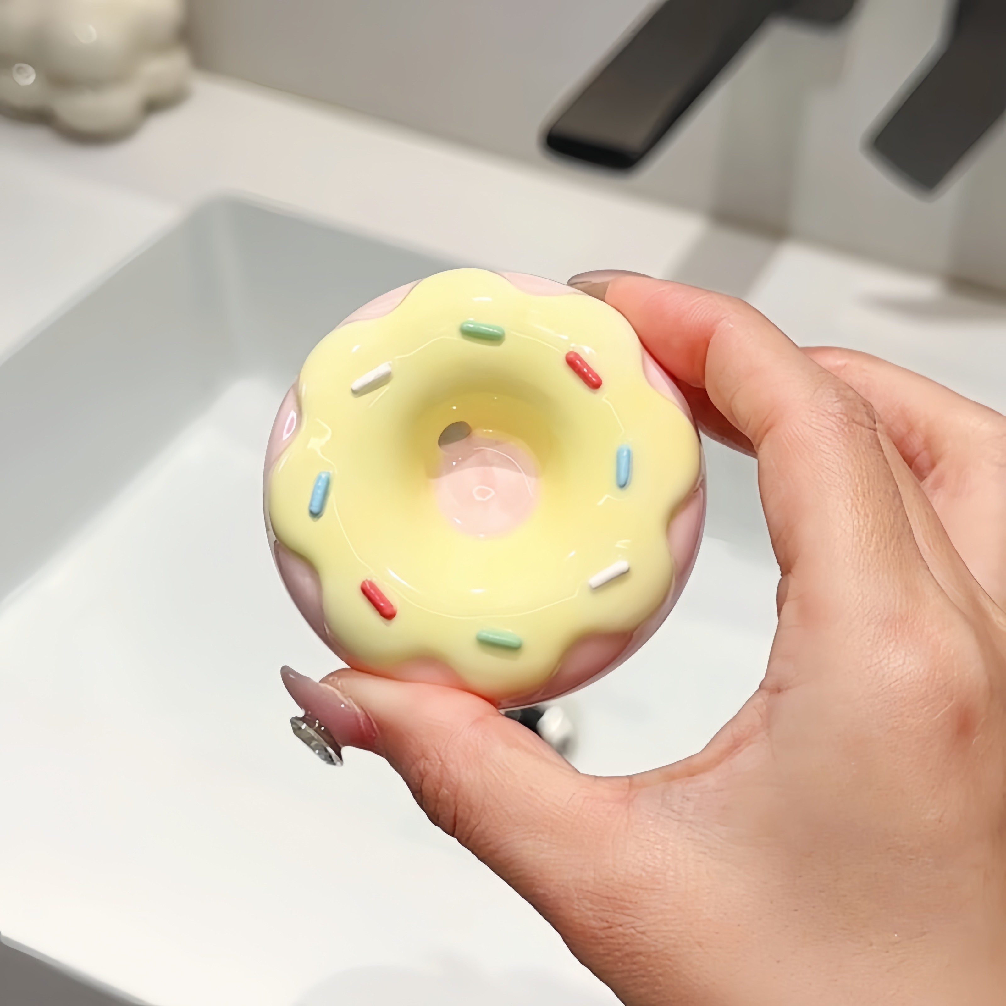 【实拍新品】甜甜圈陶瓷洗手盆漏水塞卫生间洗手池洗脸盆下水器,家装主材,下水器,淘宝优惠券,粉丝福利购,淘宝优惠卷