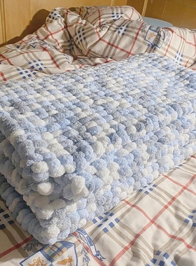 手工diy编织毛线球球盖毯礼物无聊解闷打发时间成人送男女生朋友