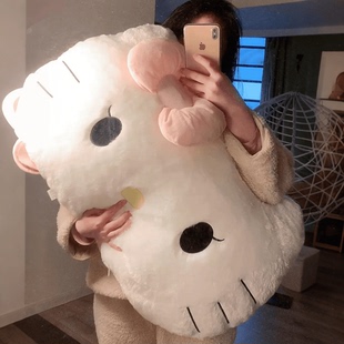 可爱卡通猫咪抱枕靠枕垫床头上沙发大靠背女生睡觉专用可爱腰靠