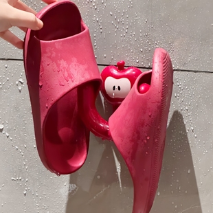 吸盘拖鞋架真空按压式吸盘粘钩强力免打孔挂钩浴室卫生间门后收纳