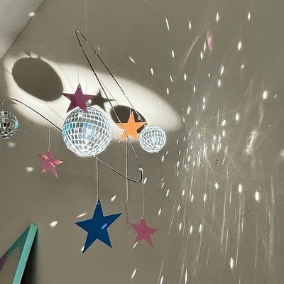 氛围感之神！迪斯科风铃挂饰！