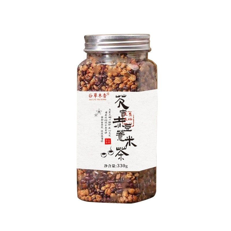谷草木香芡实赤i豆薏米茶330g/罐赤豆茯苓薏米茶赤小豆薏米芡实茶,传统滋补营养品,养生茶,淘宝优惠券,粉丝福利购,淘宝优惠卷