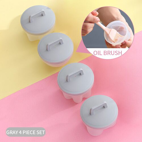 4Pcs/Set Egg Boiler Cooker Mold Non-stick Cup Eggs Poacher P