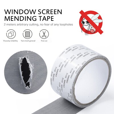 Window Door Screen Patch Fix Net Home Adhesive Anti Mosquito