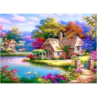 Diamond Painting DIY By Number Kits for Adult Scenic Country