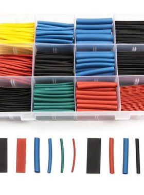 560PCS Polyolefin Heat Shrink Tubing Electrical Insulated Wi
