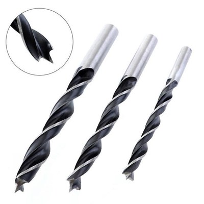 7pcs/set Woodworking Twist Drill Three-point Drill Bit Incli