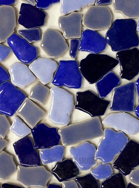 100g 50 Mixed Color DIY Ceramic Mosaic Tiles Ceramic Irregul