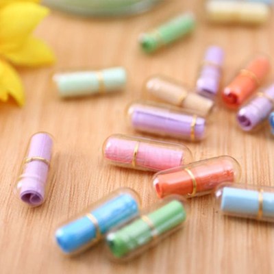 50Pcs Clear Wish Bottle Blank Letter Paper Message Envelope