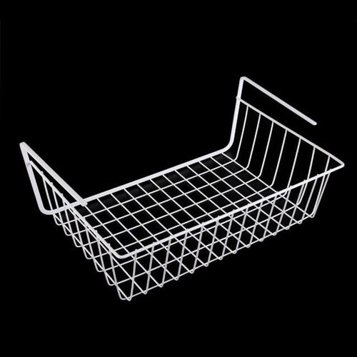 1pc Kitchen Metal Draining Rack Sink Fruits Vegetables Dry S