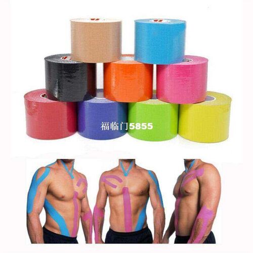 Quality elastic cotton roll adhesive kinesio taping Sports i
