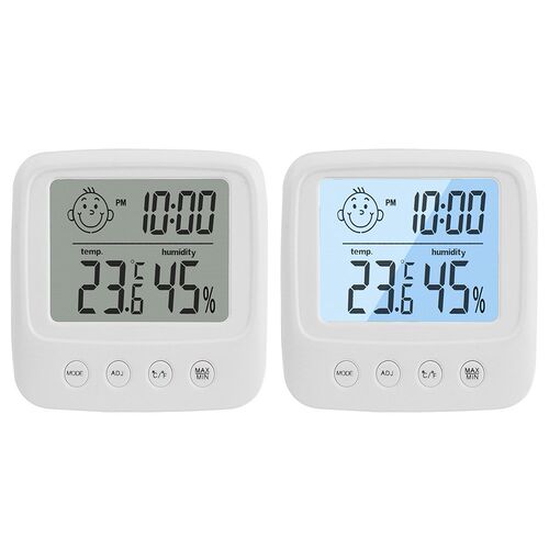 LCD Digital Temperature Humidity Meter Home Indoor Office El