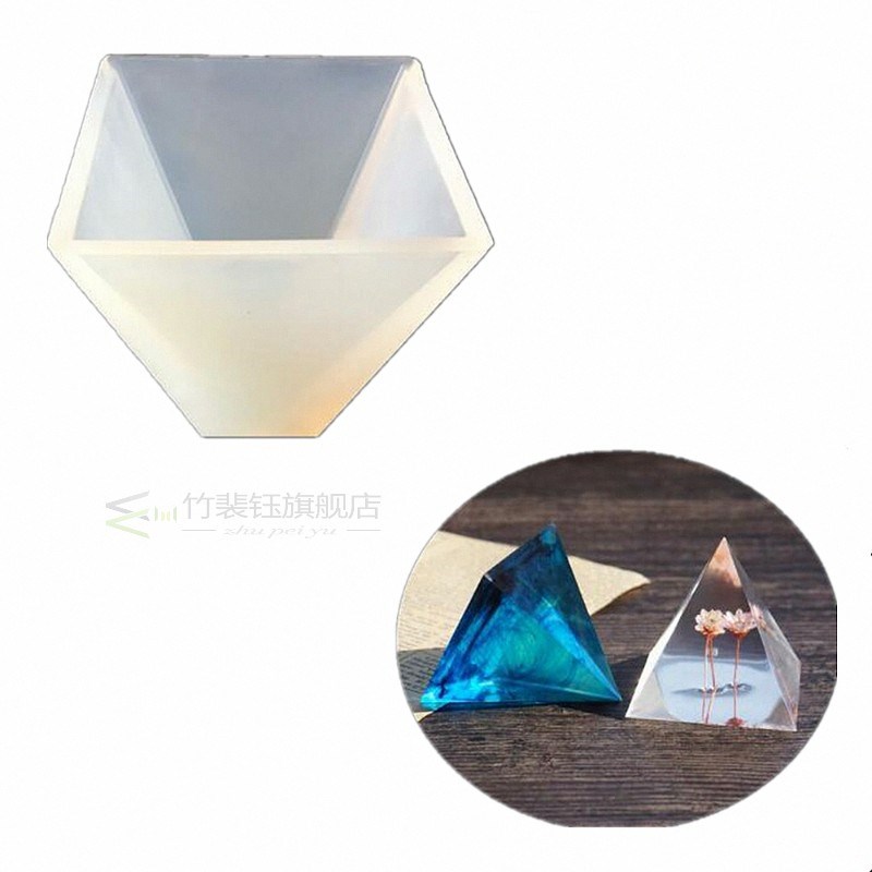 New Silicone Pyramid Mould Resin Home Decorative Mold Craft