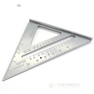 Angle Ruler 7 Inch Metric Aluminum Alloy Triangular Measurin