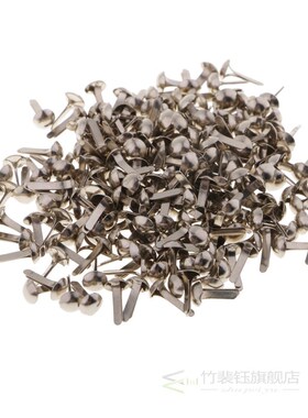 200pcs Mini Decorative Round Head Split Pins Metal Brads Pap