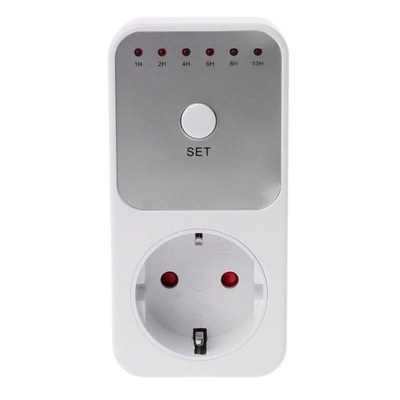 EU Plug Electricity Timer Socket 10H Timer Socket Countdown