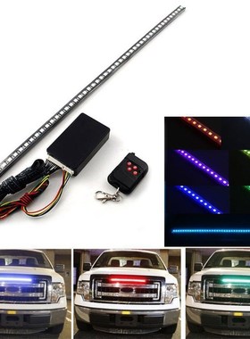 56CM 7 Color 5050 48 LED RGB Scanner Flash Car Strobe Knight