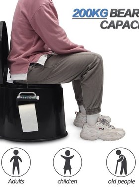 Portable Camping Toilet Composting Potty Lugable Loo For Kid