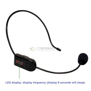 FM Wireless Microphone Headset Megaphone Radio Mic  Loudspea