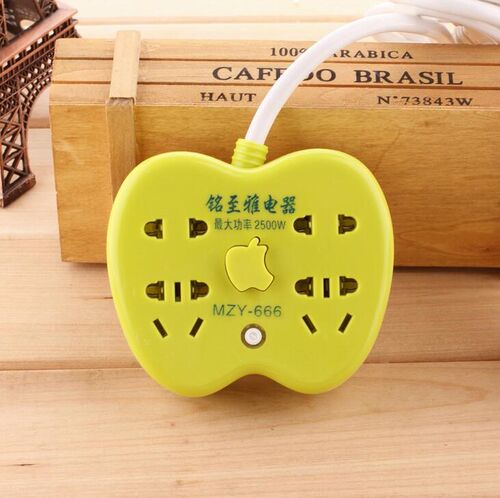 Apple modeling socket, green, lovely, desktop, porous panel,