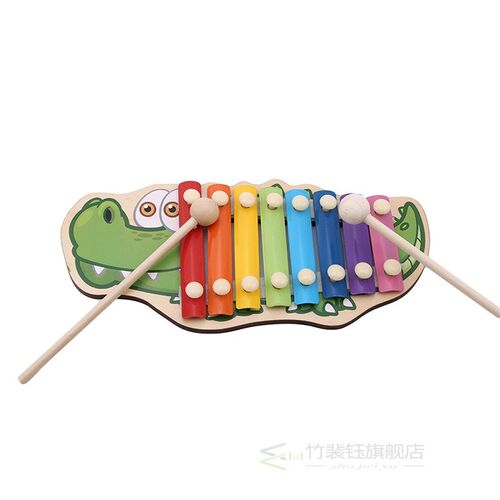 Children Musical  Rainbow Wooden Xylophone Instruts Children