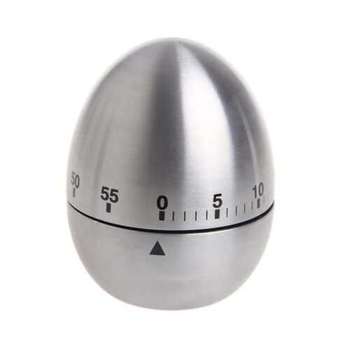 NEW Stainless Steel Cooking Tool Mechanical Egg Kitchen Time