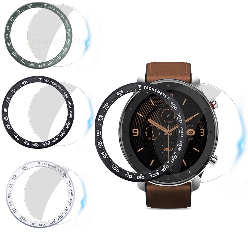 Amazfit GTR 47MM Case Stainless Steel Watch Bezel Ring  Amaz