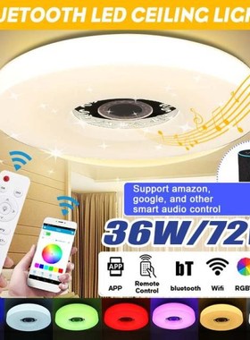 36W/72W WiFi Intelligent Control Modern RGB LED Ceiling Ligh