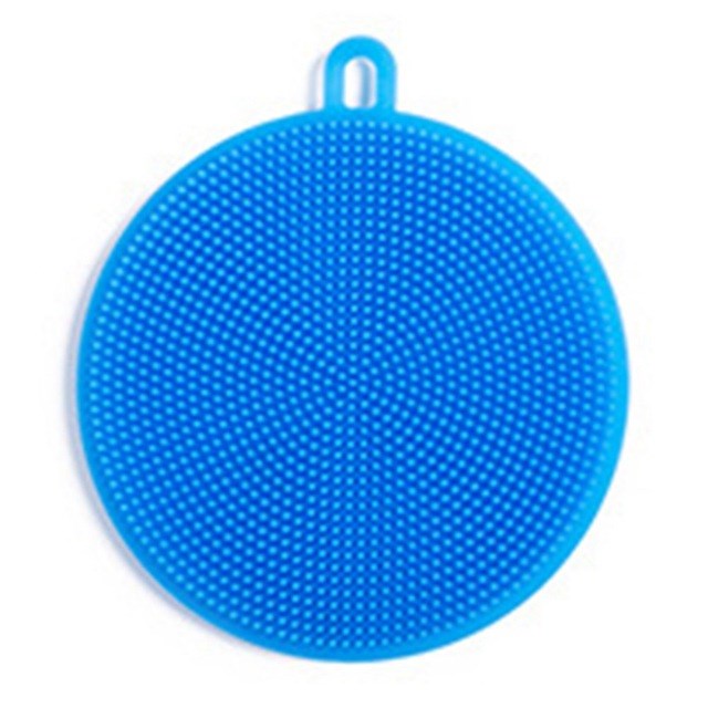 Dish Washing Scrubber Silicone Bowl Cleaning Brush Cloth Sco