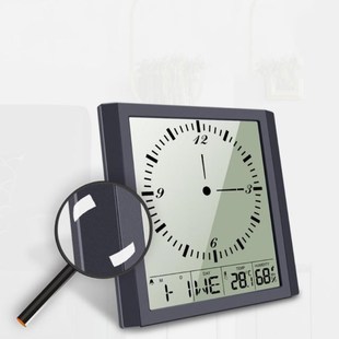 7.8x7.8inch Eectronic Digital Wall Clock Multifunctional The