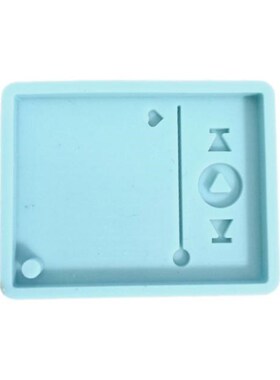 Super Glossy Epoxy Resin Player Mold Keychain Casting Silico