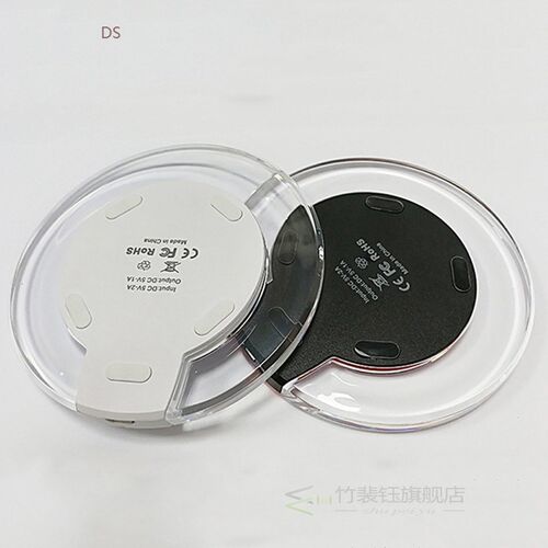 Qi Wireless Charger Pad for iPhone11/XS/XR/8 LED USB Smartph