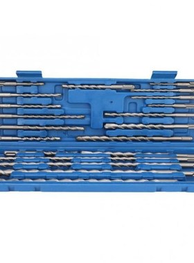 20Pcs Rotatory Hammer Drill Bits Chisel Set Tool with Blue T