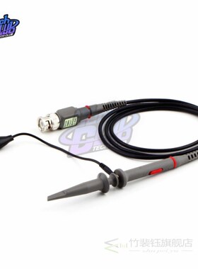 2Pcs P6100 Oscilloscope Probe 100MHz 1X 10X Alligator Clip T