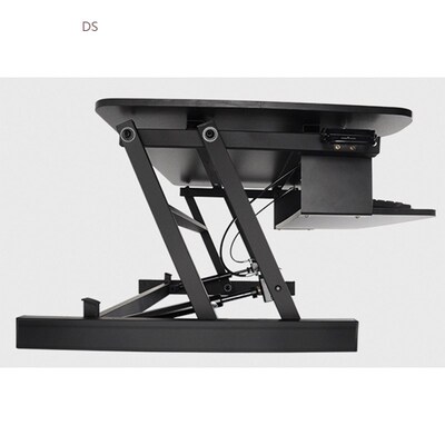 Easyp Computer Desk with Handle Sit Stand Desk Riser Foldabl