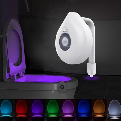 8/16 Colors Rgb Toilet bowl backlight Night light led lamp w