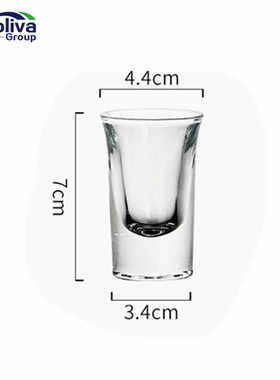25ml Handmade Heatproof Shot Glass Spirits Vodka Drink Cup L