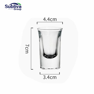25ml Handmade Heatproof Shot Glass Spirits Vodka Drink Cup L
