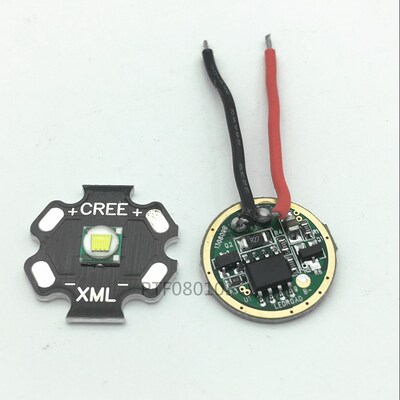 1set 10W Cree XM-L T6 Cool White 20mm star black pcb LED chi