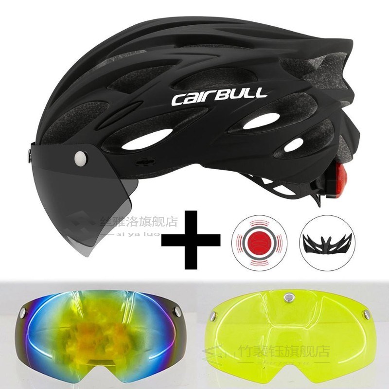 Cairbull ltralight Cycling Helmet With Removable Visor Goggl